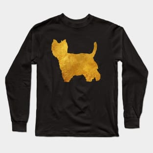 Westie golden art Long Sleeve T-Shirt